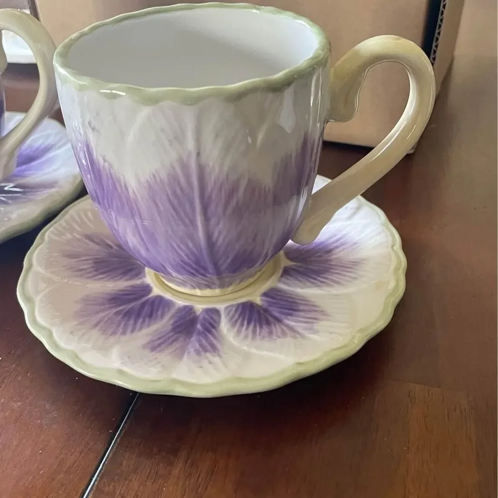 Longaberger pottery teacups